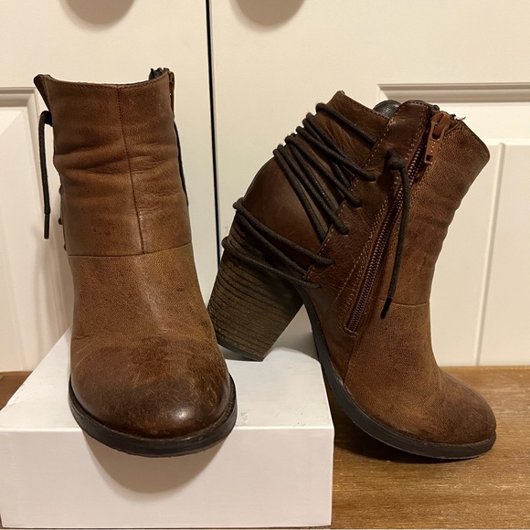 Steve Madden Raglin Bootie in Cognac Brown Size 6.5 - Picture 9 of 13